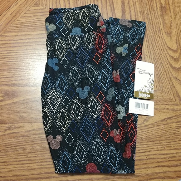 LuLaRoe Pants - Disney Lularoe OS One Size leggings Minnie Mickey